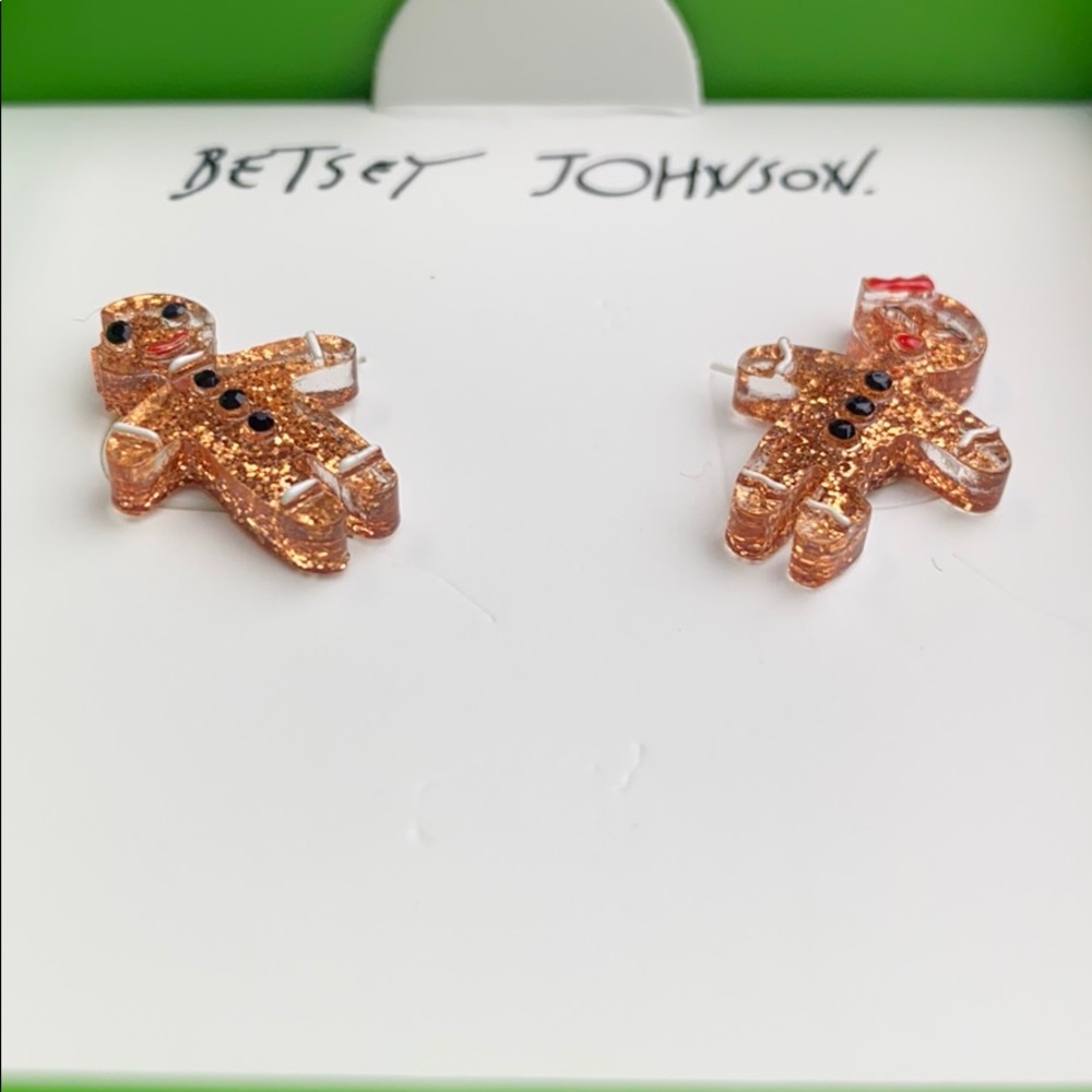 Gingerbread Earrings | Betsey Johnson